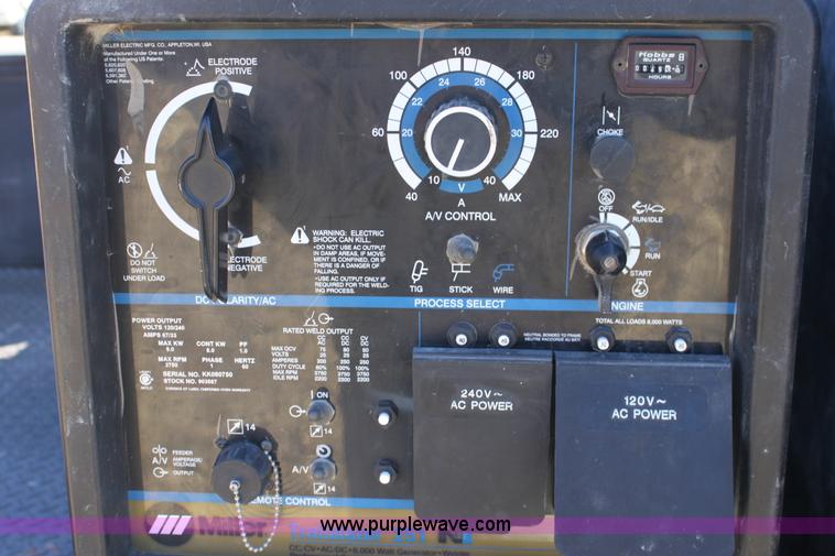 image for item E8407 2013 Shop built service trailer