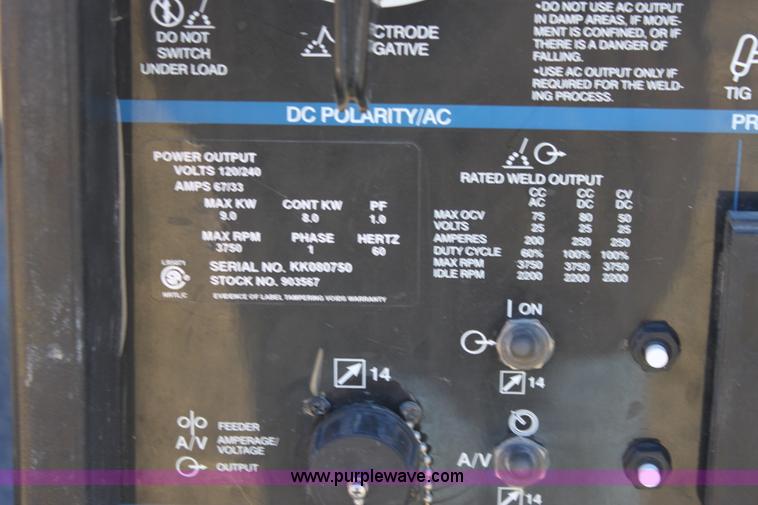 image for item E8407 2013 Shop built service trailer