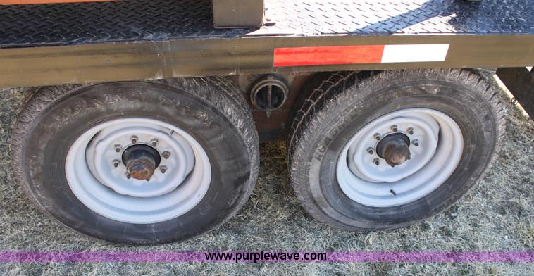 image for item E8407 2013 Shop built service trailer