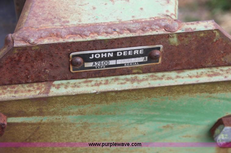 image for item E8413 John Deere A2600 six bottom plow