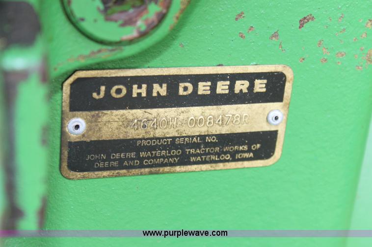 image for item E8419 1979 John Deere 4640 tractor