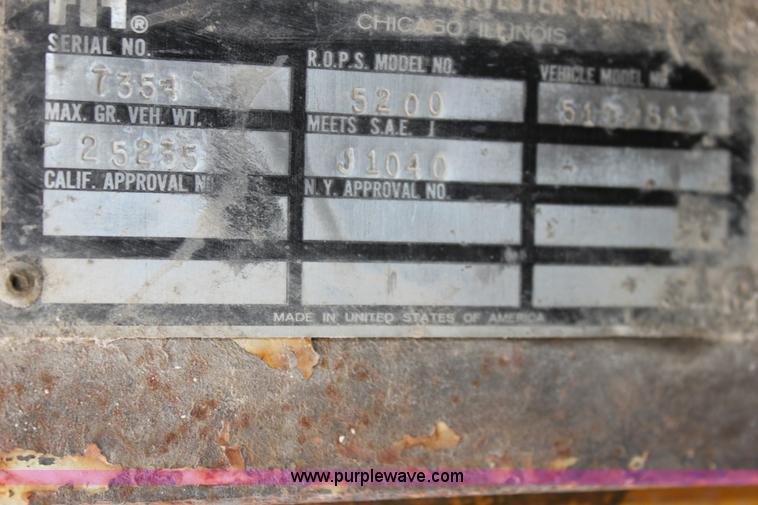 image for item E8420 1980 International 515 wheel loader