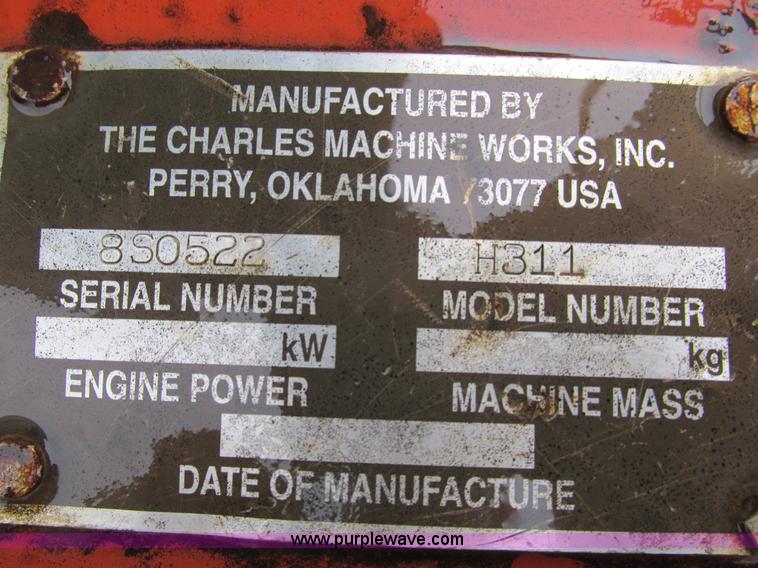 image for item F4242 1999 Ditch Witch 3700DD trencher