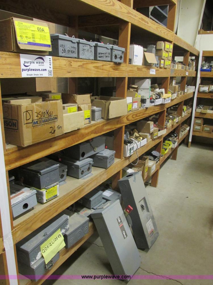 image for item F4244 Assorted electrical breaker boxes and switches
