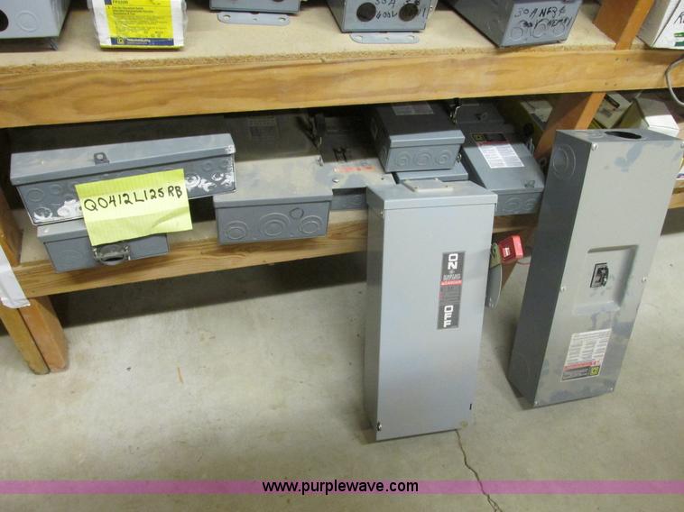 image for item F4244 Assorted electrical breaker boxes and switches