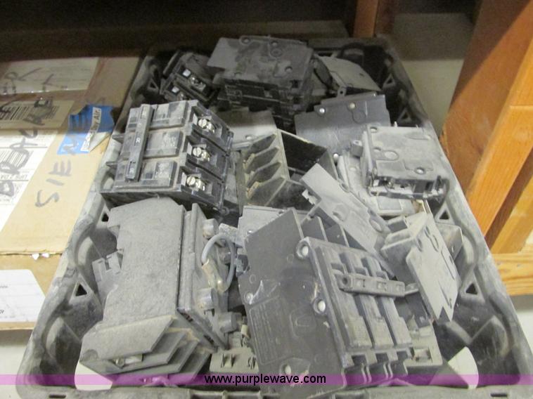 image for item F4244 Assorted electrical breaker boxes and switches