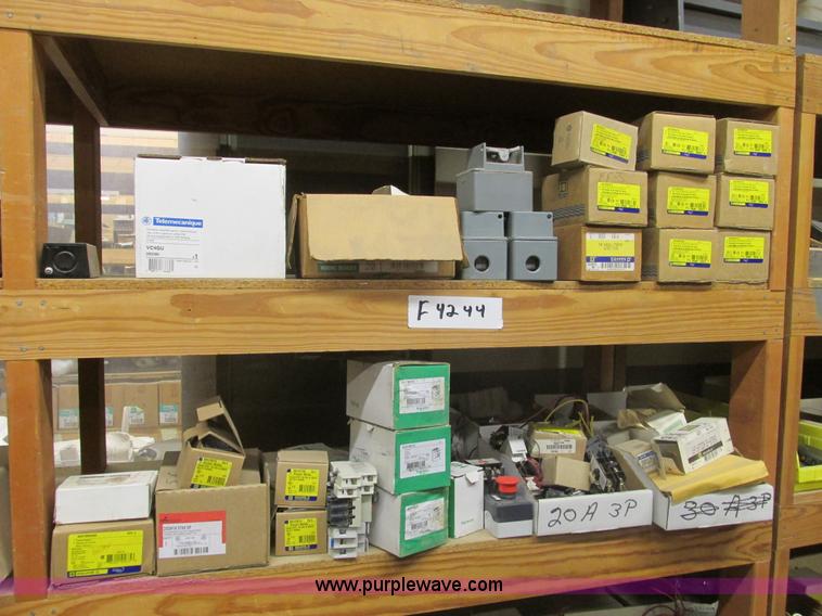 image for item F4244 Assorted electrical breaker boxes and switches