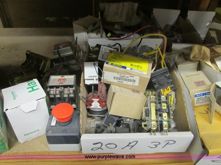 image for item F4244 Assorted electrical breaker boxes and switches