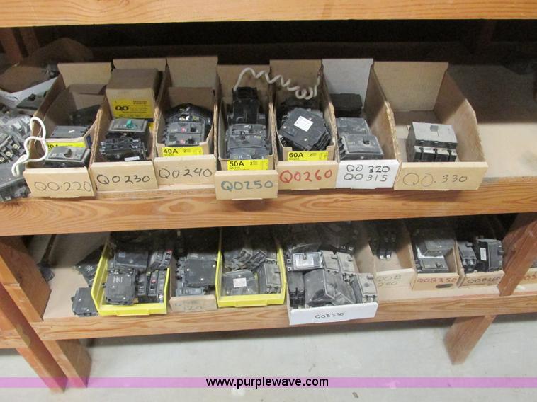 image for item F4244 Assorted electrical breaker boxes and switches