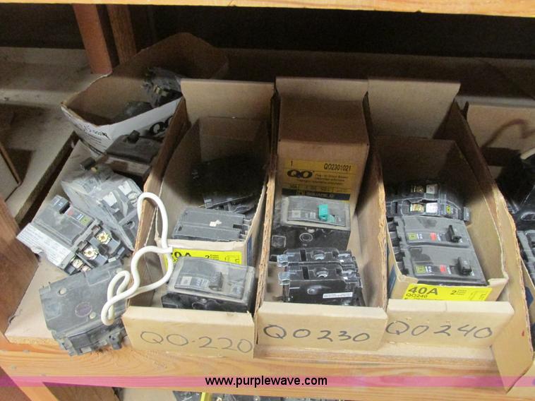 image for item F4244 Assorted electrical breaker boxes and switches