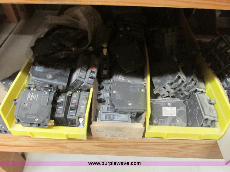image for item F4244 Assorted electrical breaker boxes and switches
