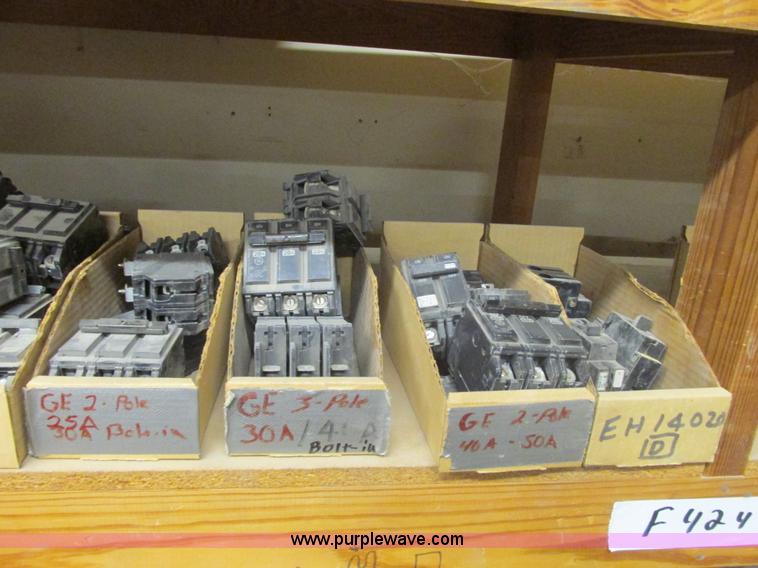 image for item F4244 Assorted electrical breaker boxes and switches