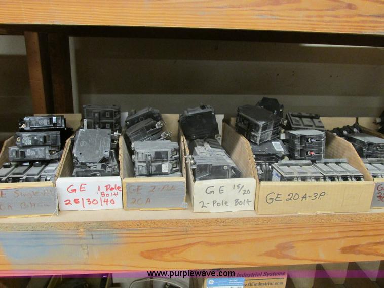 image for item F4244 Assorted electrical breaker boxes and switches