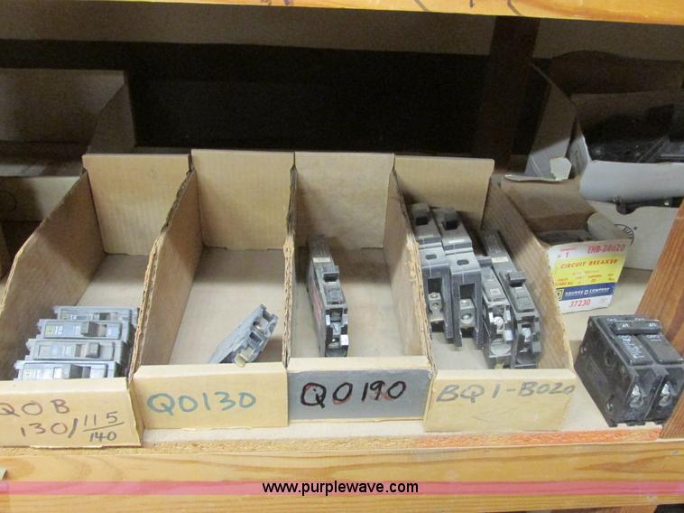 image for item F4244 Assorted electrical breaker boxes and switches