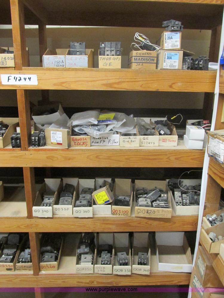 image for item F4244 Assorted electrical breaker boxes and switches