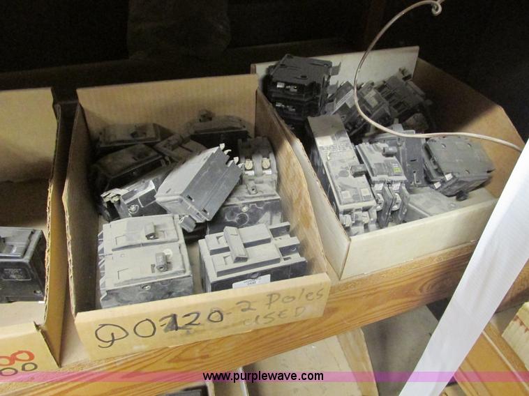 image for item F4244 Assorted electrical breaker boxes and switches