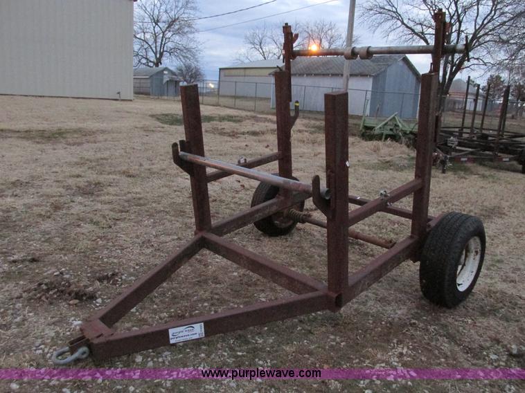 image for item F4253 Single axle double spool trailer