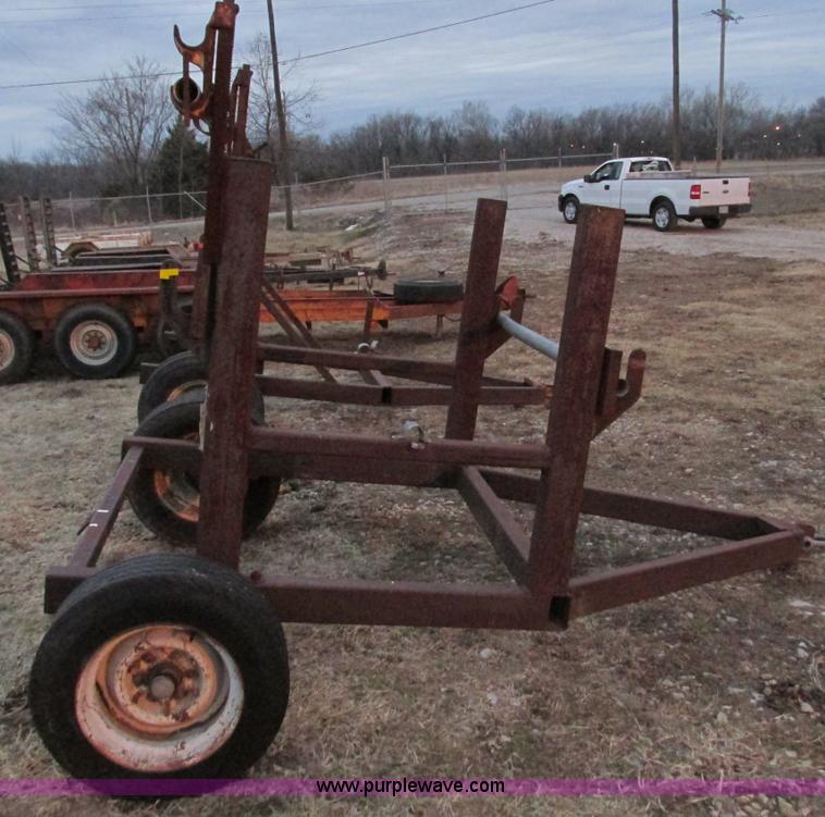 image for item F4253 Single axle double spool trailer