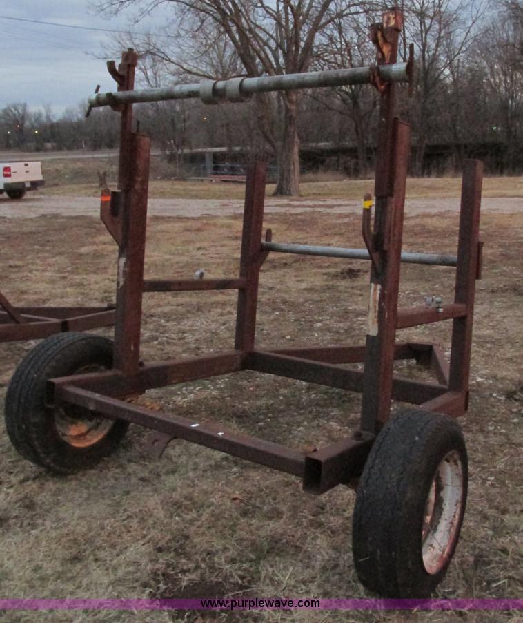 image for item F4253 Single axle double spool trailer