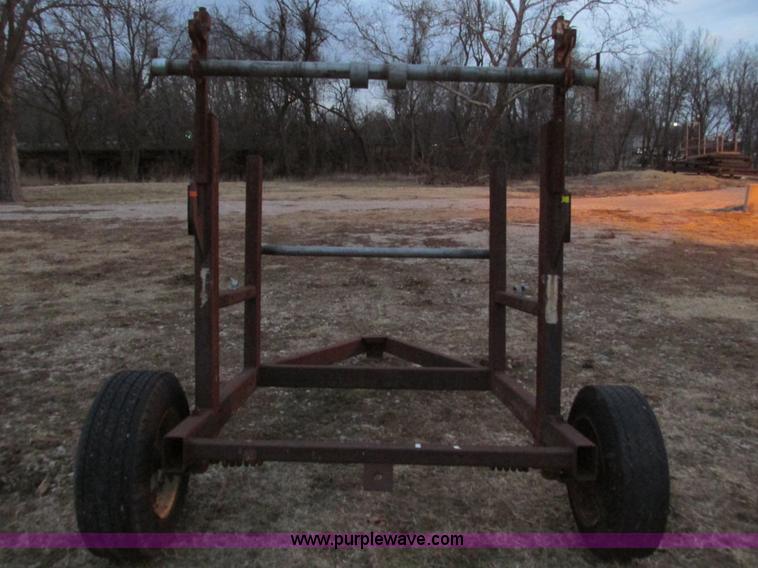 image for item F4253 Single axle double spool trailer