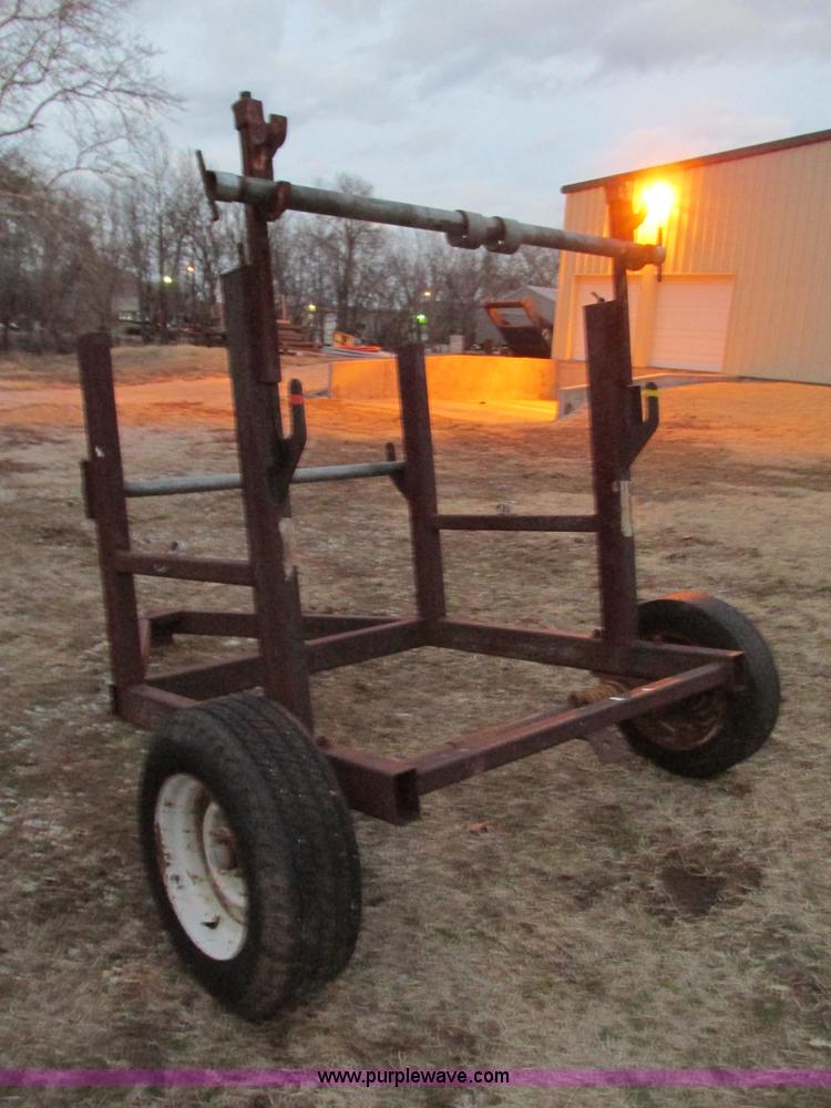 image for item F4253 Single axle double spool trailer