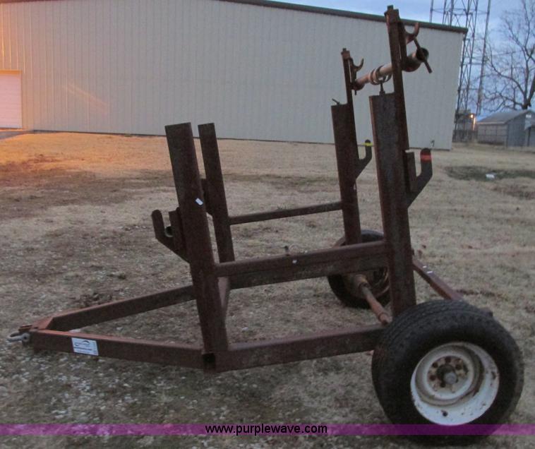 image for item F4253 Single axle double spool trailer