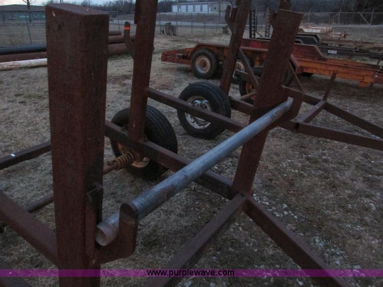 image for item F4253 Single axle double spool trailer