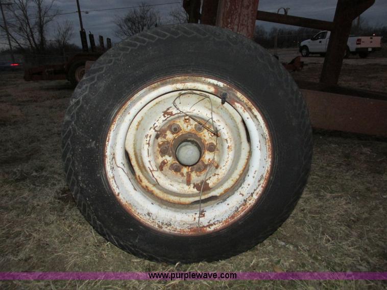 image for item F4253 Single axle double spool trailer