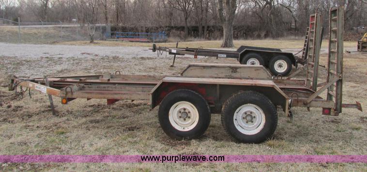 image for item F4282 1981 13' tandem axle trailer
