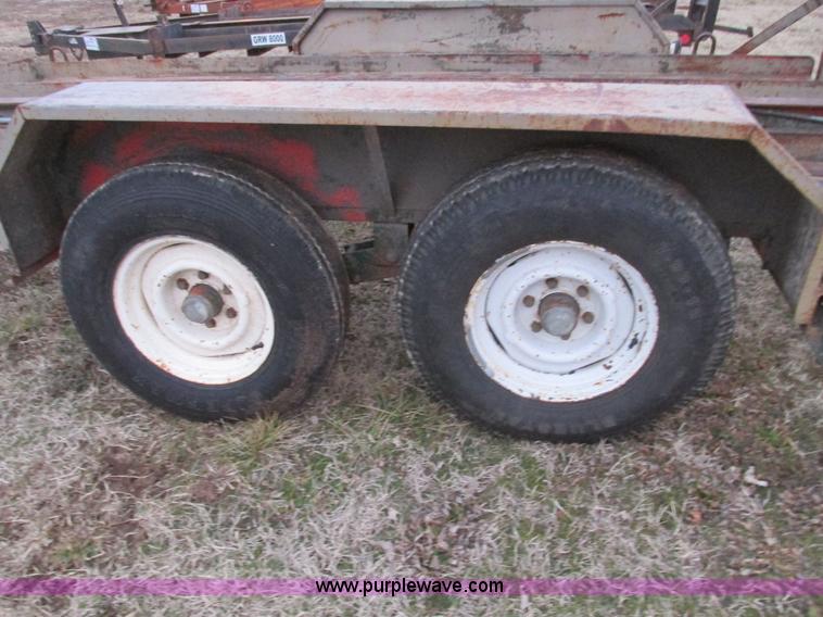 image for item F4282 1981 13' tandem axle trailer