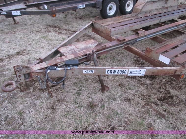 image for item F4282 1981 13' tandem axle trailer