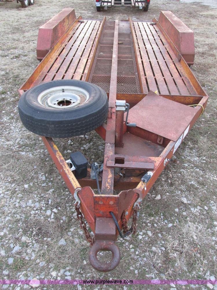 image for item F4284 1974 17' triple axle trailer
