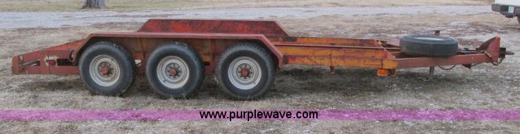 image for item F4284 1974 17' triple axle trailer