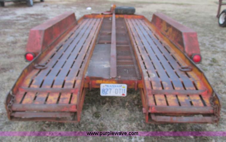 image for item F4284 1974 17' triple axle trailer