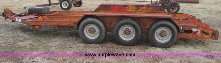 image for item F4284 1974 17' triple axle trailer