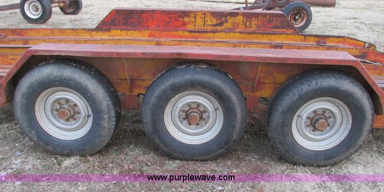 image for item F4284 1974 17' triple axle trailer