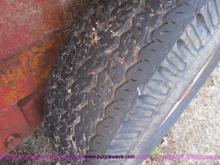 image for item F4284 1974 17' triple axle trailer