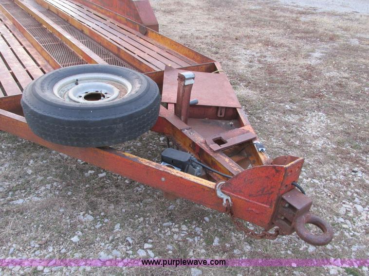 image for item F4284 1974 17' triple axle trailer
