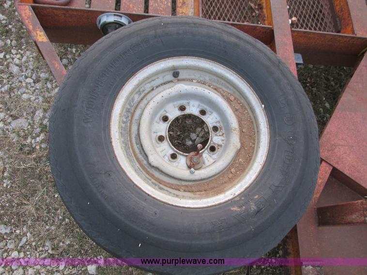 image for item F4284 1974 17' triple axle trailer