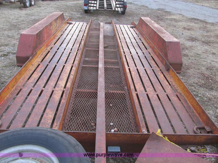 image for item F4284 1974 17' triple axle trailer