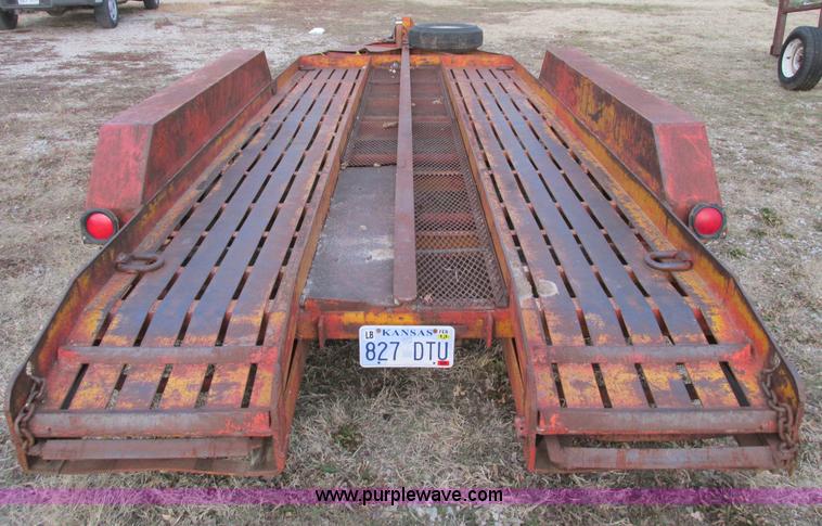 image for item F4284 1974 17' triple axle trailer