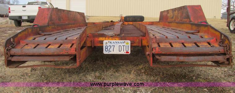 image for item F4284 1974 17' triple axle trailer