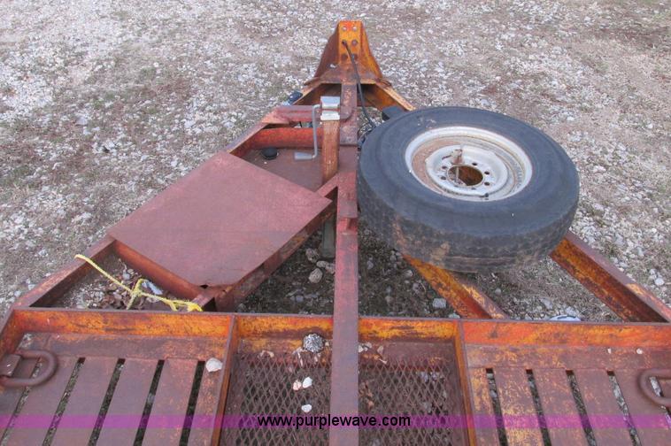 image for item F4284 1974 17' triple axle trailer