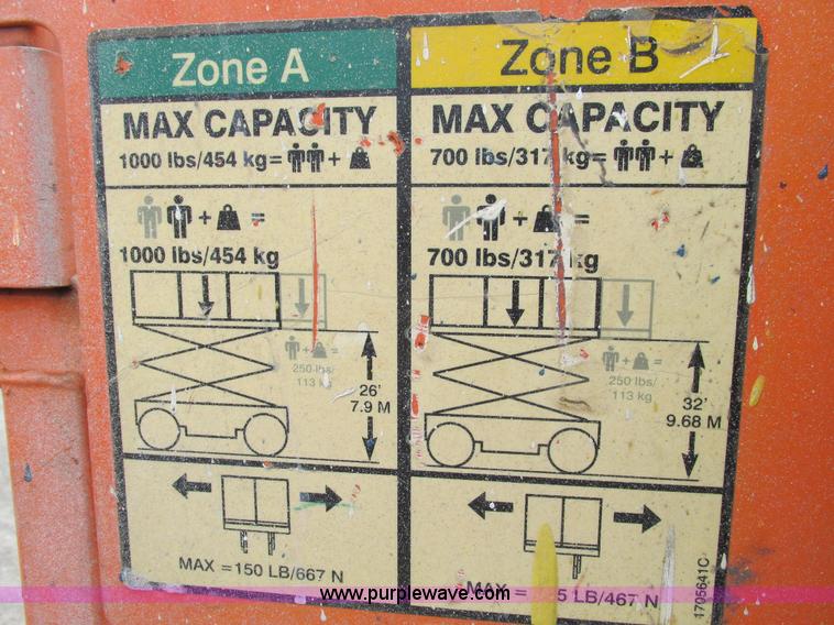 image for item F4286 JLG 3246ES scissor lift