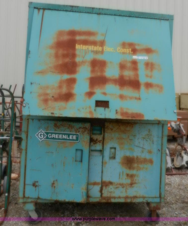 Greenlee field office box in Parsons, KS Item X9084 sold Purple Wave