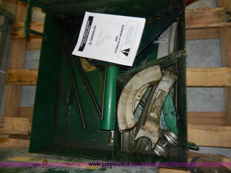 image for item X9098 (10) Assorted hydraulic pipe benders