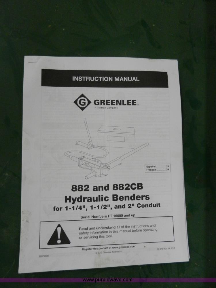 image for item X9098 (10) Assorted hydraulic pipe benders