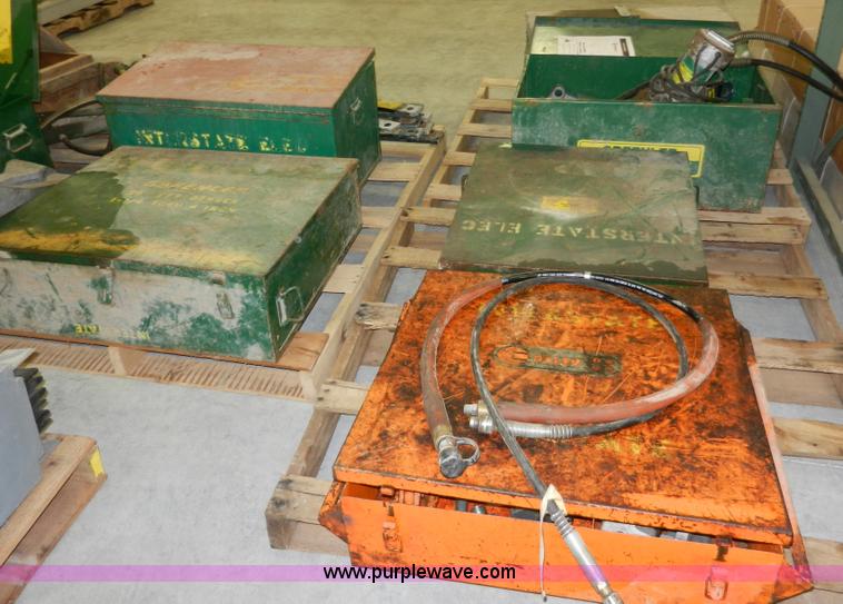 image for item X9098 (10) Assorted hydraulic pipe benders