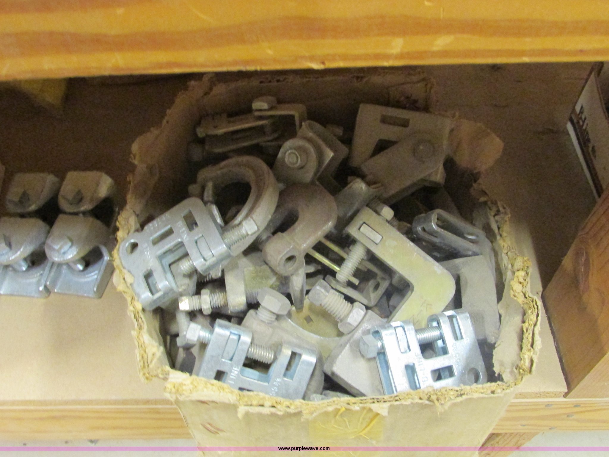 Assorted UniStrut straps and beam clamps in Parsons, KS Item F4316