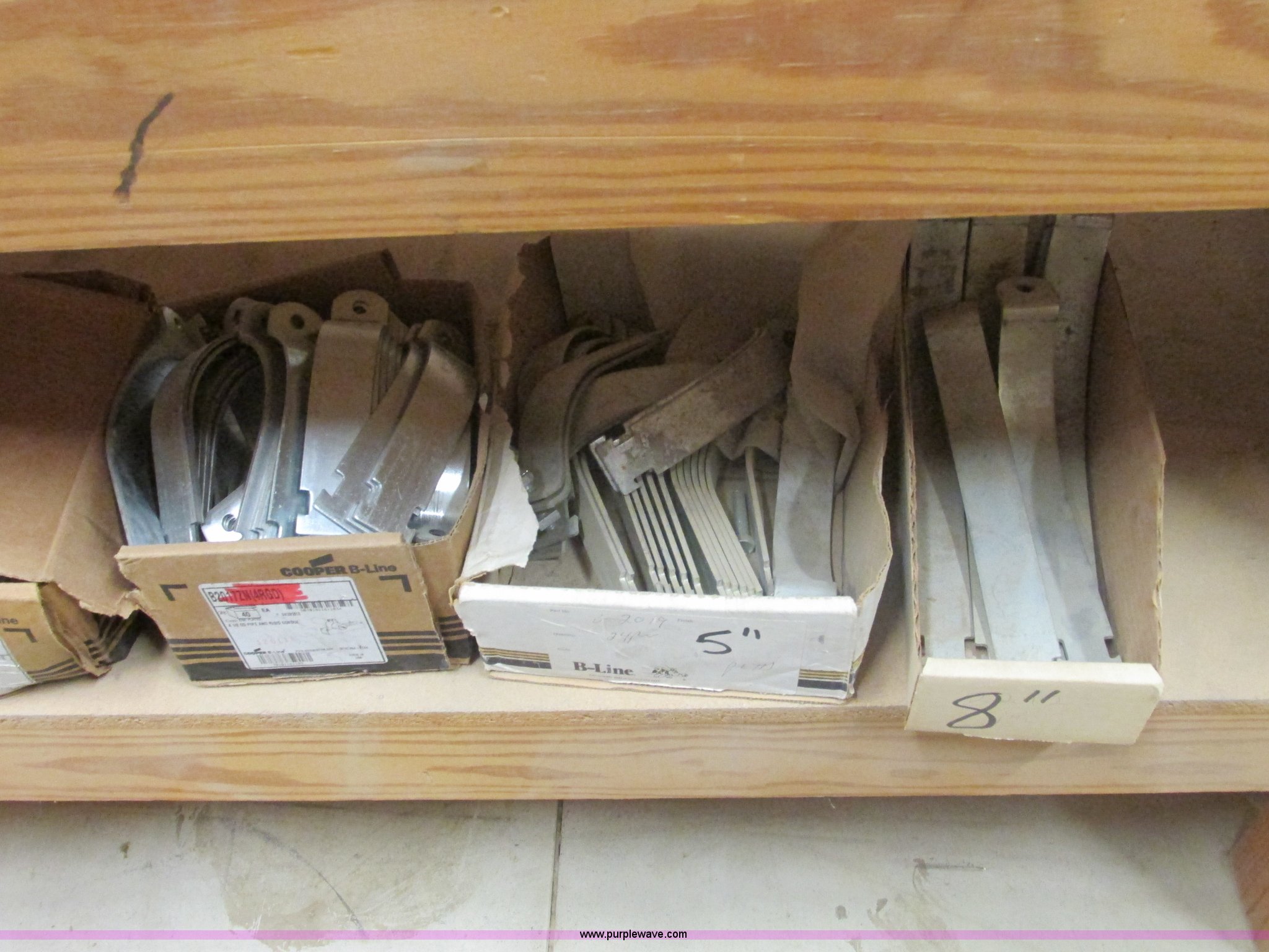 Assorted UniStrut straps and beam clamps in Parsons, KS Item F4316